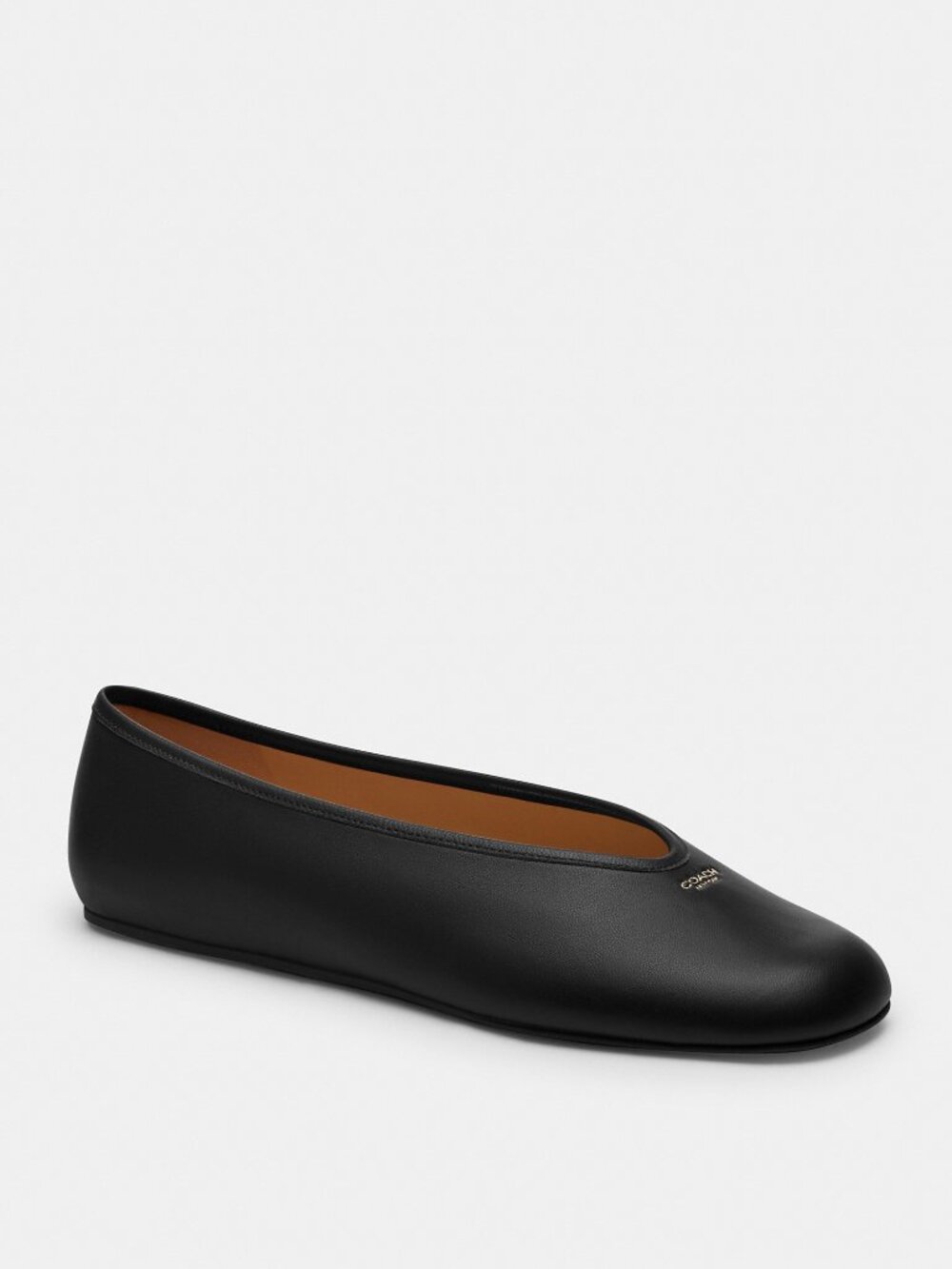 Coach Outlet Houston Leather Ballet Flats Black Size 10B – Worn Once/Excellent